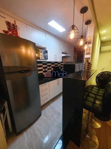 Imagem 9 de 14 de Lindo Apartamento Próximo A Praia Com Suporte Para Home Office - Ap0219