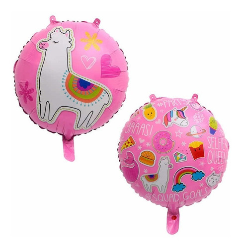 Pack X 10 Globos Metalizados De Llama 18 Pulgadas