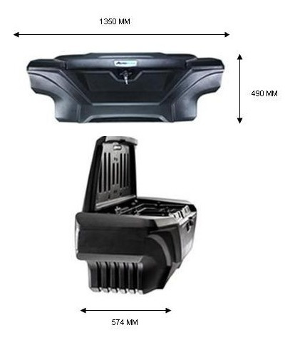 Caja Herram Gladiator (m) 574x1350x490 Mm