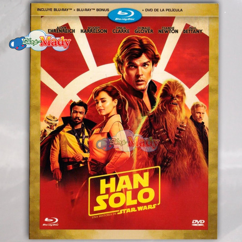 Han Solo Una Historia De Star Wars 2 Blu-ray + 1 Dvd