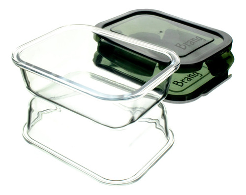 Recipiente Hermético De Vidrio Multiusos 640ml Brang