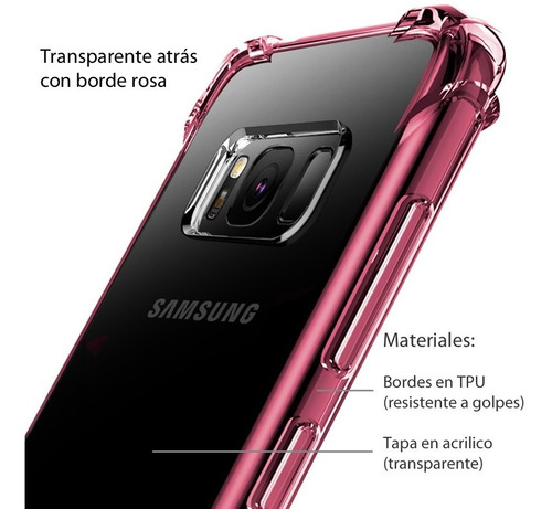 Funda Case Samsung Galaxy S8 Hard Shell Super Clear