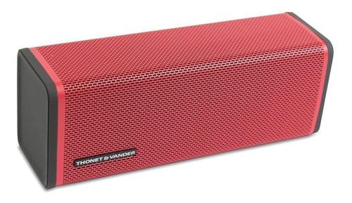 Imagen 2 de 2 de Parlante Thonet & Vander Frei portátil con bluetooth waterproof red