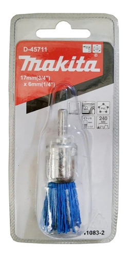 Cepillo Para Taladro Makita Nylon D-45711 17mm 6mm Bb