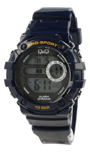 Relógio Masculino Digital Azul Q&q M154j803y
