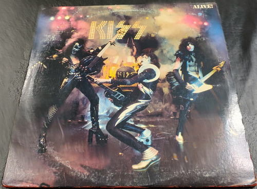 Kiss - Alive! 2lp Usa 1976 Iron Maiden Judas Priest Queen U2