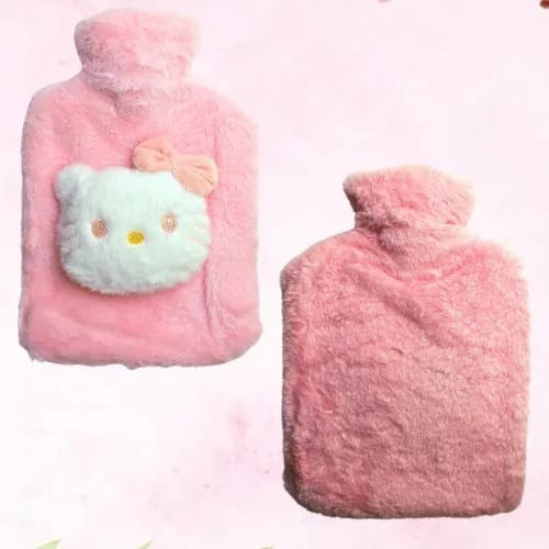 Bolsa De Agua Caliente 1l Diseño Hello Kity Cólicos Dolores Rosa