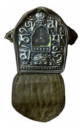 Ghau /amuletos Budista /caja De Oracion 12 Cm Nepal