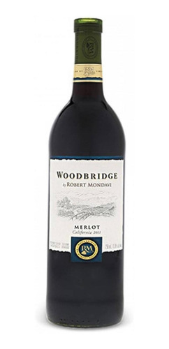 Pack De 6 Vino Tinto Robert Mondavi Woodbridge Merlot 750 Ml