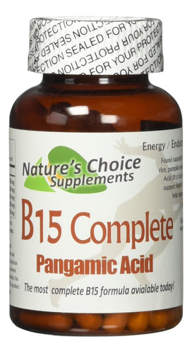 B15 Completo Extra Fuerza, Cido Pangmico, Con Tmg&dmg 500mg