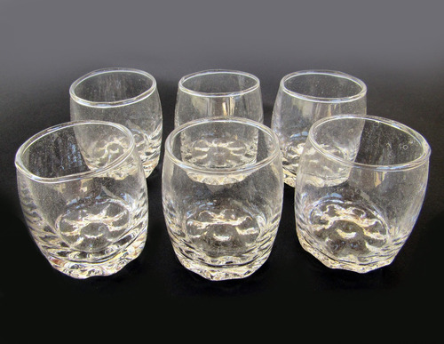 Imagem 3 de 8 de Lote De 6 Copos Pequenos Fundo Grosso Licor Aguardente 65ml