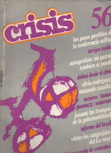Revista Crisis 56 Dic 1987 Jorge Di Paola Sasturain Rivera