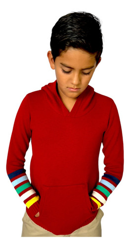 Suéter Sudadera Capucha Niño Y Bebé, Tejido De Punto. 1 - 14