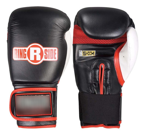 Ringside Gel Shock Boxing Super Bag Guantes Negro, Regular