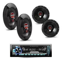 Comprar Radio Bluetooth Usb+4 Parlantes 6x9 + 6 Pulgadas