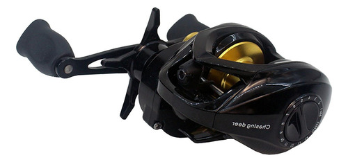 Carrete De Baitcasting Carrete De Mano Izquierda Dorada