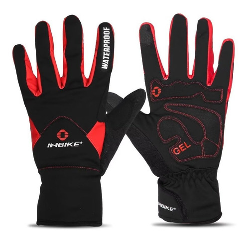 Guantes Térmicos Inbike De Clima Frío Con Gel Para Ciclismo