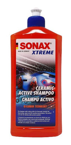 Shampoo Para Cerámicos Sonax Con Efecto Hidrorepelente