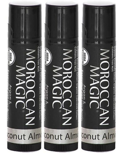 Moroccan Magic Bálsamo Labial Orgánico De Almendra De Coco P