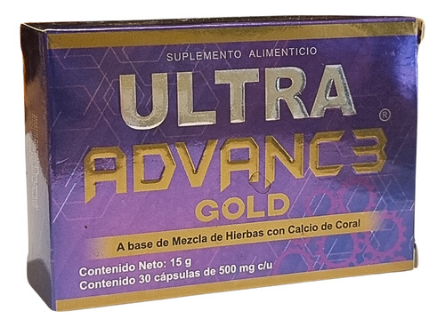 Ultra Advanc3 Gold 5 Piezas Con Calcio De Coral Ener Green Sabor Sin Sabor