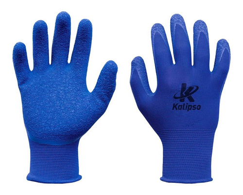 Luva De Proteção Com Ca - Blue Flex - Kalipso