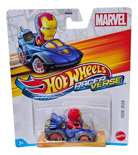 Hot Wheels Disney Racerverse Iron Man Vehiculo