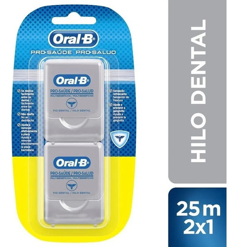 Hilo Dental Oral B Pro Salud X2 - m a $400