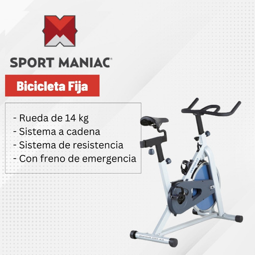 Imagen 2 de 6 de Bicicleta Fija Indoor Spinning Weslo Cst 4.4 Fitness