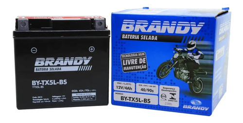 Bateria Selada Brandy Tx5l Caloi 100 Ag 100 (scooter)