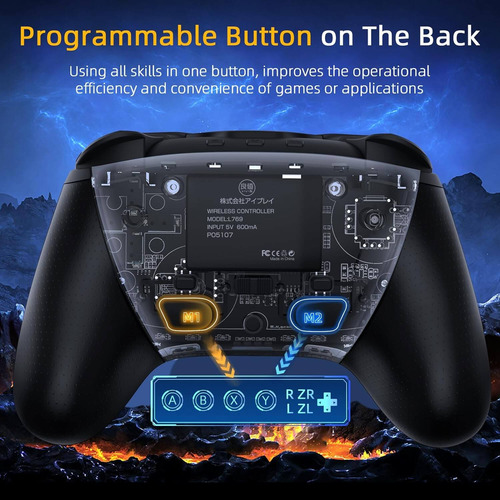 Control Joystick Inalámbrico Iine Elite Pro Para Switch / Pc