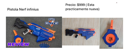 Pistola Nerf Infinius 