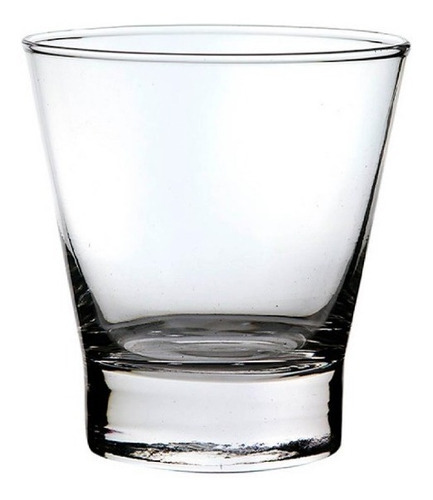 Vaso Ilhabela Whisky Nadir 350 Ml Conico Trago Jugo X12 Uni Color Transparente
