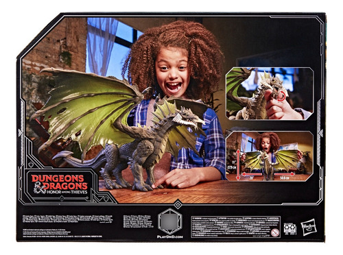 Figura De Dragón Negro Rakor F6634 Hasbro De Dungeons & Drag