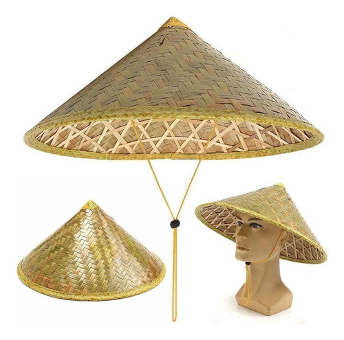 Sombrero Gorro Tradicional, Bambu Chino