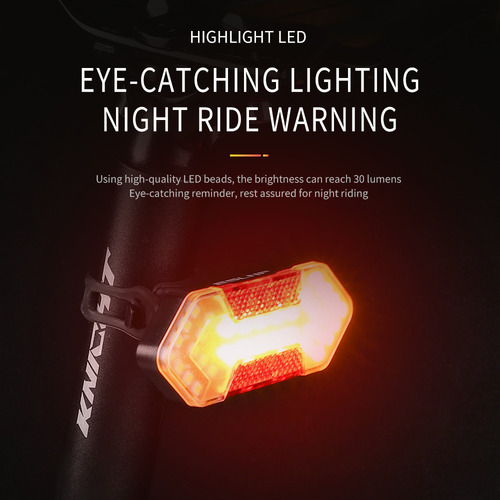 Luz De Bicicleta Impermeable Con Señal De Giro Para Carreter