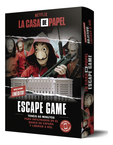 La Casa De Papel. Escape Game. Objetivo: Liberar A Rio, de Trenti, Nicolas. Editorial Larousse, tapa blanda en español