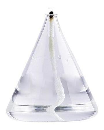 Moderna Lámpara De Aceite De Vidrio Transparente 8 Piezas