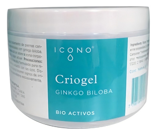 Criogel Icono 500 Grs Gel Frio Tratamiento Piernas