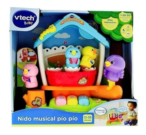 Nido Musical Pío Pío Vtech Interactivo Con Luces Y Sonidos!!
