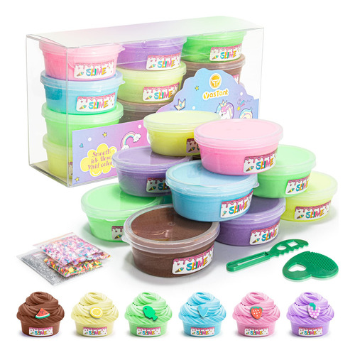 Kit Slime De Mantequilla Yastant Divertido Y Esponjoso Para