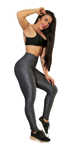 Imagem 6 de 7 de Calça Legging Tecido Suplex Poliamida Linha Premium Ref. 801
