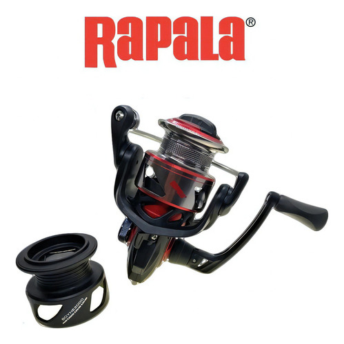 Reel Rapala Boyne 4000 / Frontal 7 Rulemanes / Spinning Color Negro Lado de la manija Derecho/Izquierdo