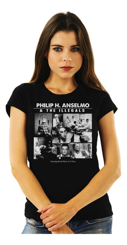 Polera Mujer Philip Anselmo And The Illegals Choosing Mental