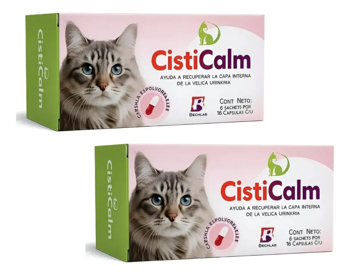 Pack X 2 Cisticalm Bechlab Recuperador Cisticalm Gato