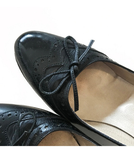 Lote Zapatos Cuero Varios Modelos Cerrados Invierno N. 37