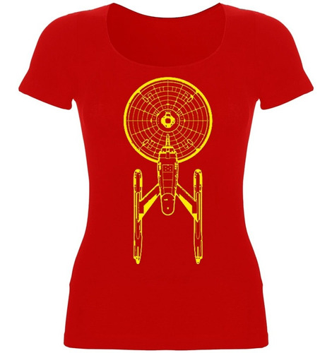 Remera Mujer Algodón Star Trek Enterprise