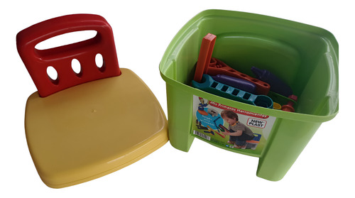 Silla Banquito Mis Primeras Herramientas 287 New Plast