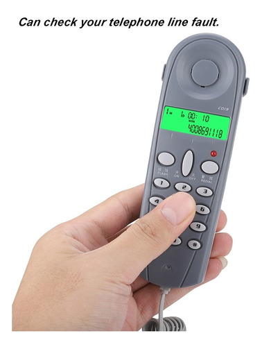 Imagen 6 de 10 de C019 Probador De Línea Telefónica Con Cable Prueba De Tope L