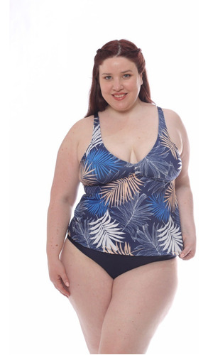 Imagen 9 de 10 de Malla Tankini Talle Grande Mujer Art 203