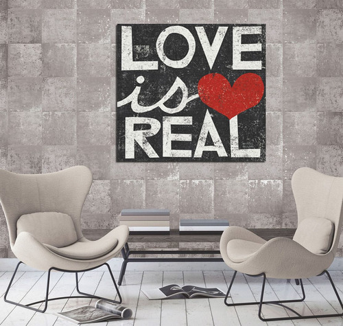 Vinilo Decorativo 45x45cm Love Real San Valentin